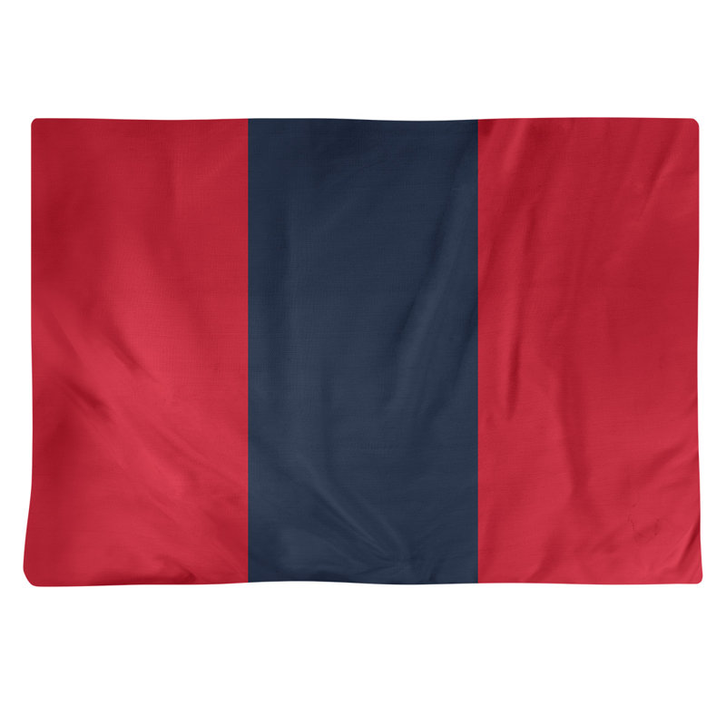 Récapitulatif de 18 po Mississippi Rebellion, Rouge / milieu bleu marine, Polyester sergé