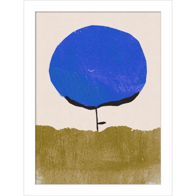 Blue Flower Print by Alisa Galitsyna