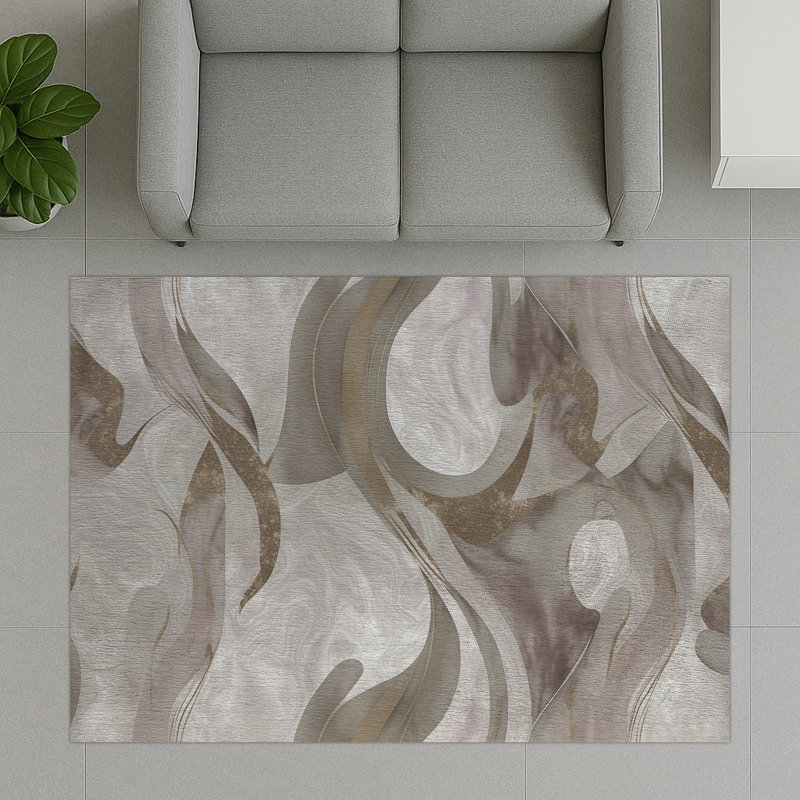Floral Area Rug, Runner 70 x 140 cm