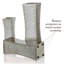 Ensemble de 3 vases de table Dublin Flower