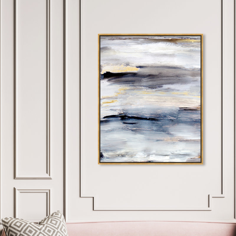 Pacific Waves Painting, Wrapped Canvas, 20" H x 16" W