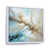 White Floater Framed