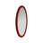 Varsha Oval Glossy Red Mirror-348831320