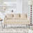 Modern Upholstered Open Back Loveseat Settee, Small Comfy Sofa 2-Seater Mini Sofa for Small Space, Living Room Bedroom Office-961336399
