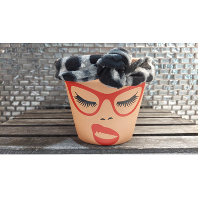 Sassy Soul Sister, Head Face Planter, Planter with Drainage, Planter, Flower Pots, Unique Gift