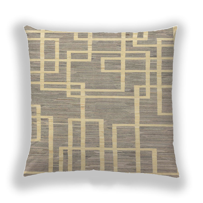 Coussin Abstract, Microsuède