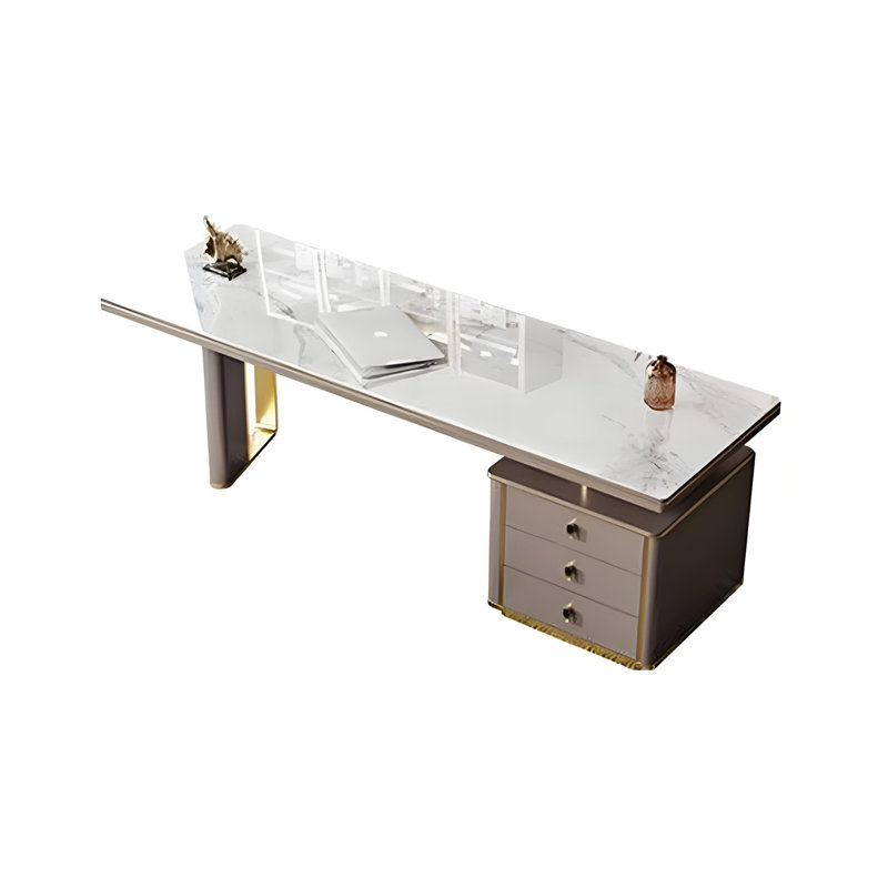 Bureau minimaliste moderne de 70,87 po, H 29,53 po x l 70,87 po x P 27,56 po