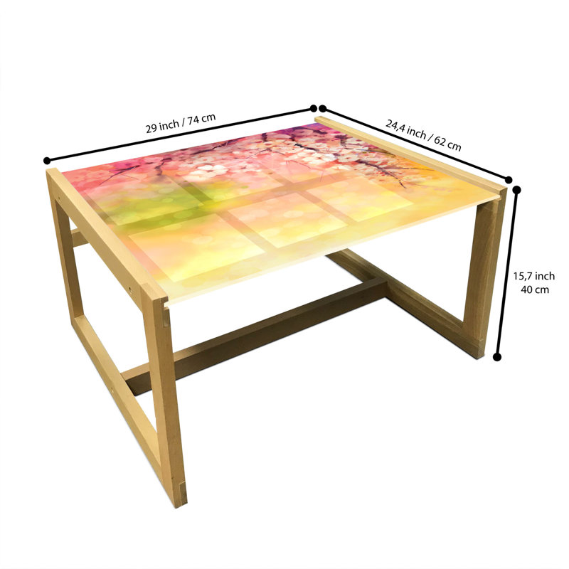 Jamiria Sled Coffee Table, 62cm H x 74cm W x 40cm D