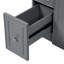 Meuble-lavabo gris 24 po avec lavabo en céramique-207216932