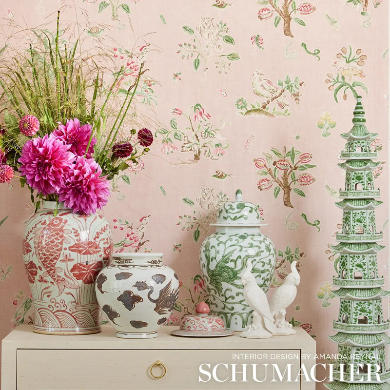 Magical Menagerie Fabric, Blush
