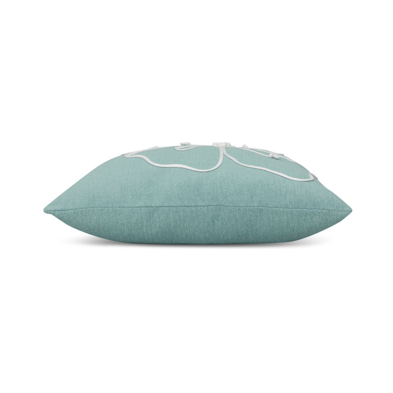 Hibiscus Mist Square Performance Pillow Cover & Insert