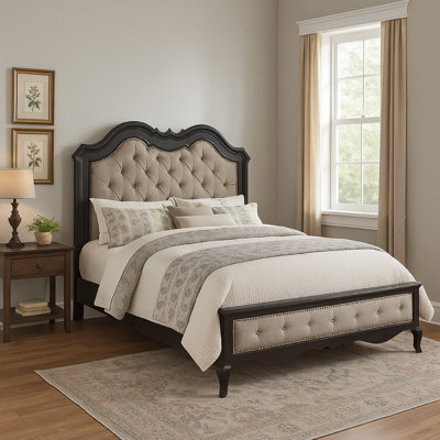 Lit tapissier standard Scherrie