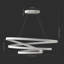Yasmine Single Light Metal Dimmable LED Geometric Chandelier-535398709