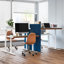 Seville Classics AIRLIFT® 48" W Electric Adjustable Height Tempered Glass Desk-60714652