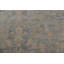 Tapis bleu en laine noué à la main de conception unique 3 pi 11 po x 4 pi 11 po New Age