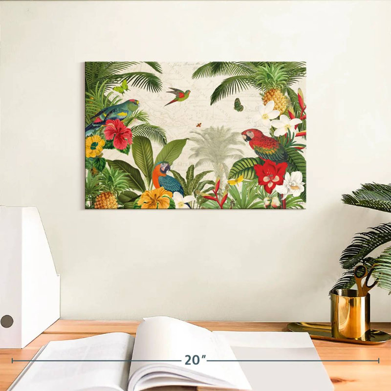 Harnek Parrot Paradise I, H 8 po x l 12 po