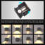 Bismilla Black 10cm H Integrated LED Outdoor Sconce