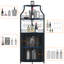 Solid Wood Floor Wine Bottle Rack-277686649