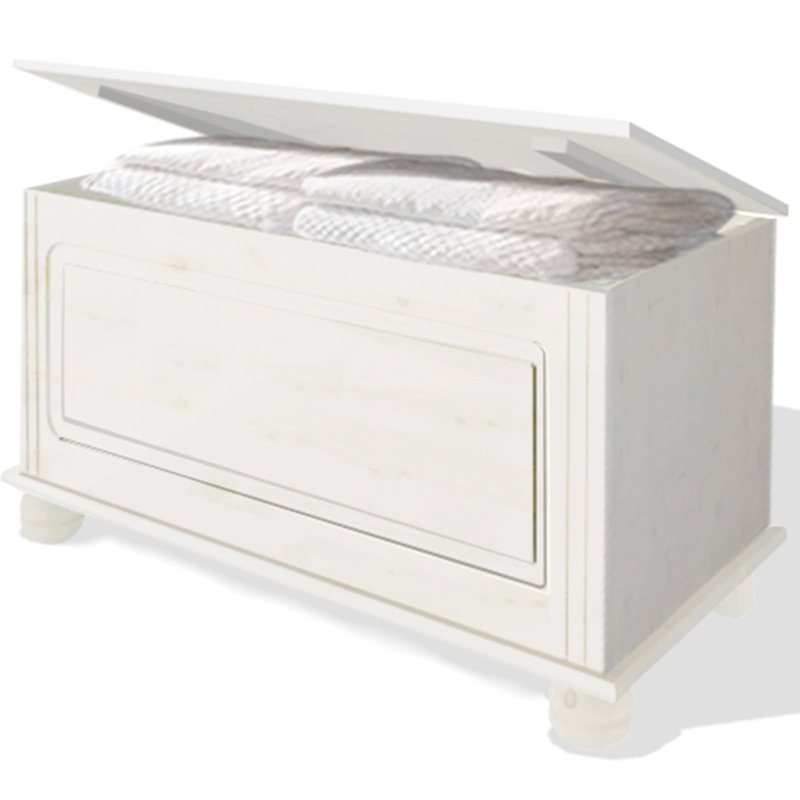 Farley Blanket Chest, White Lacquer