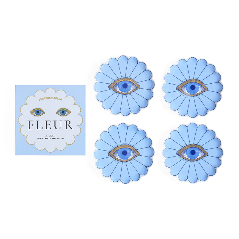 Fleur Small Plate Set