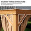 16 pi L 12 pi. D Pavillon de jardin en aluminium