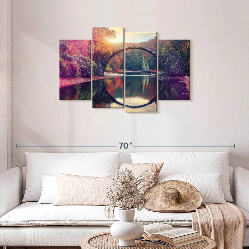 Lilie Sunset At Devil's Bridge, 27" H x 43" W