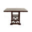 Classic Cherry Veneer 1Pc Counter Height Dining Table W Leaf Lower Storage Shelf Kitchen Dining Room