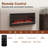 Hwang Wall Mounted/Recessed-in Ultra-Thin Electric Fireplace-1916877710