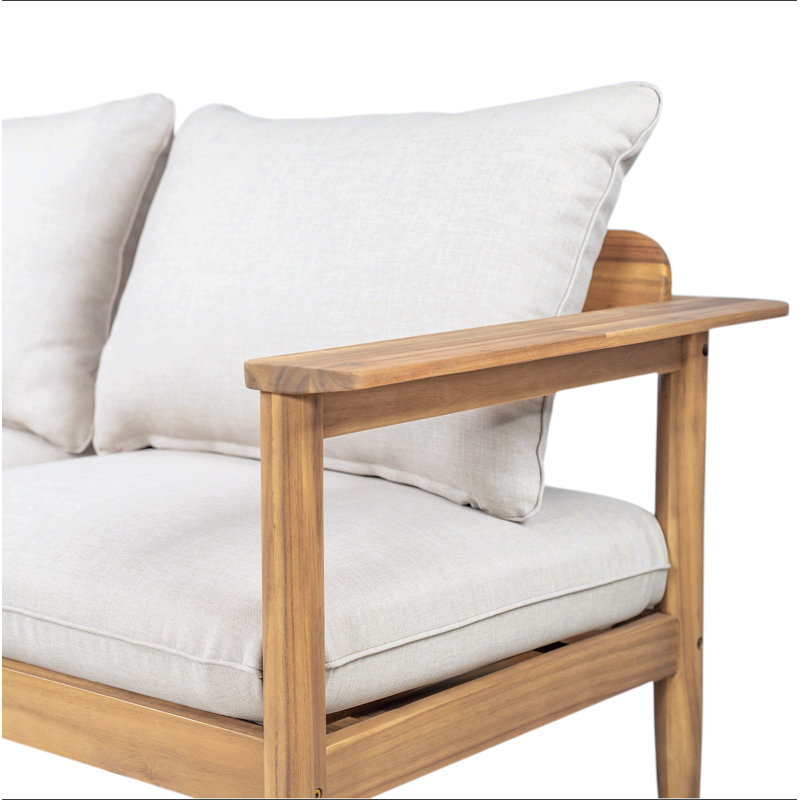Causeuse d'extérieur en bois d'acacia Terassi