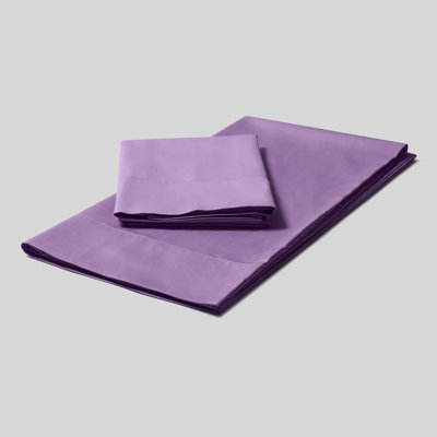 Taie d'oreiller 100% coton 400 fils Sateen