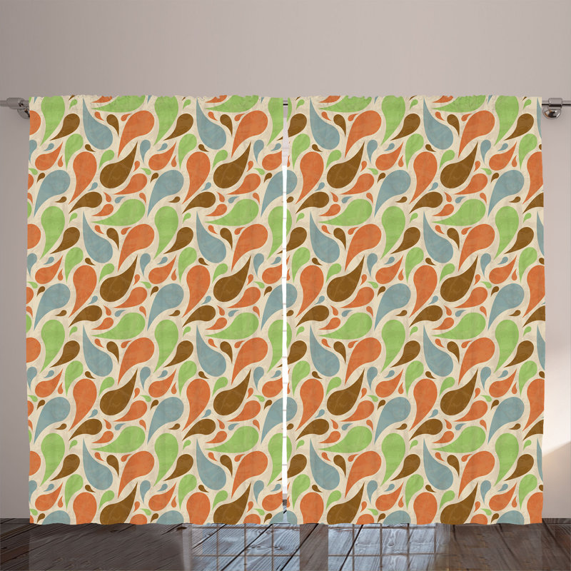 Semi Sheer Curtain Pair