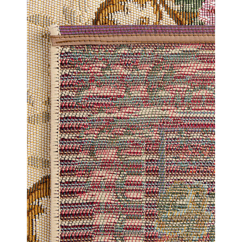 Tapis d'extérieur traditionnel, Rectangle 10 pi x 14 pi 1 po