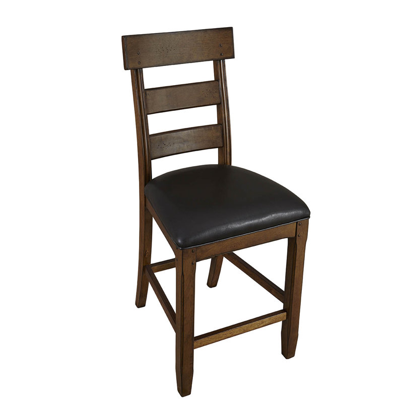 Billings Upholstered Counter Stool with Solid Wood Frame