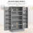 HOMCOM 72.5" Kitchen Pantry Storage Cabinet
