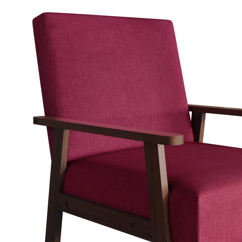 Chaise d'appoint en lin, Noir