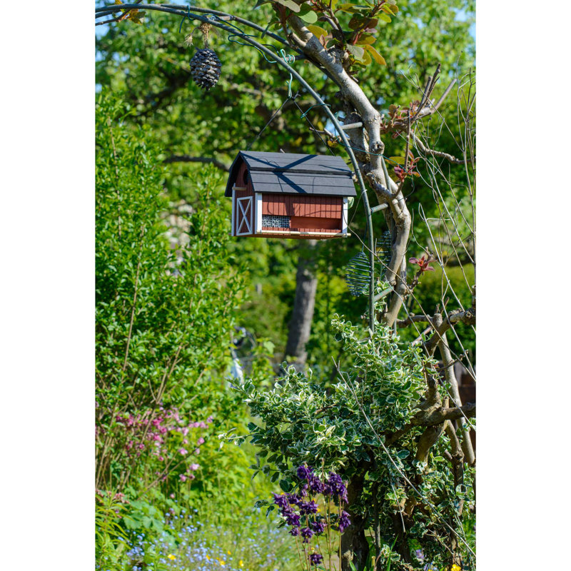Wood Hanging Feeding Station