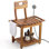 Chaise de douche de 23,4 po avec dossier pour chaise de douche ou baignoire intérieure, supporte jusqu'à 450 lb, conception robuste avec poignées encastrées, pieds antidérapants
