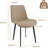 Modern PU Leather Upholstered Dining Chairs With Sturdy Metal Legs (Set Of 6)-1017174436