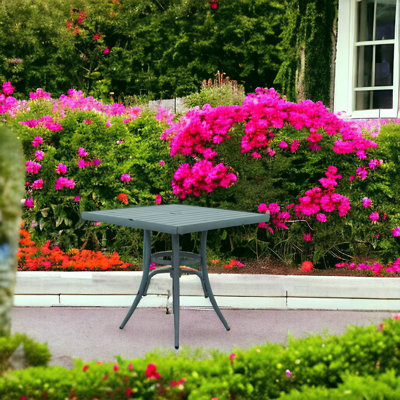 Square Outdoor Bistro Table Yes , 30 " W 30 " D
