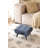 Faux Leather Handable Upholstery Ottoman,Foot Rest Footstool-1344137430