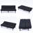 66'' W Compact Fold-Down Sofa Bed - Black Corduroy Upholstery - Twin Size Sleeper-88179828