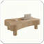Table basse à plateau relevable avec rangement caché et hydraulique
