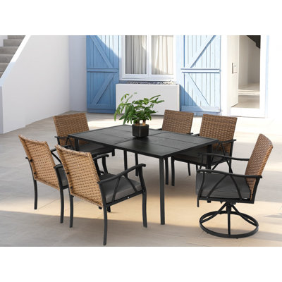Ensemble repas extérieur pour 6 personnes