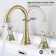 Bathroom faucet with 360 degree turn spout