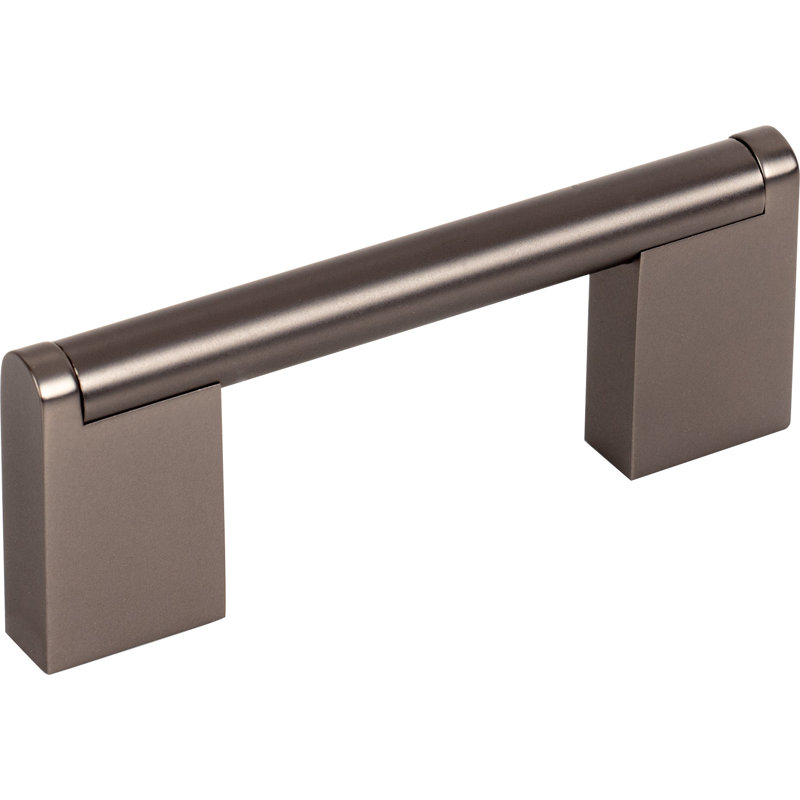 Princetonian Bar Pull, Ash Gray, 3" Center to Center