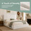 Ottoman Storage Bed, Sturdy Wooden Slats, No Box Spring Required, Simple Assembly, Beige-953252609