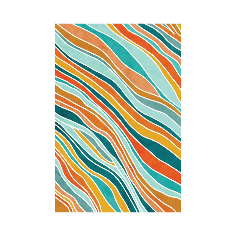 Tulum Abstract - Wrapped Canvas Print, 20.32 cm H x 30.48 cm W