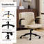 Oil-Waxed Leather Swivel Chair With Flip-Up Armrests-1480034623