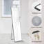 Miroir de plancher, miroir mural avec cadre mince en alliage d'aluminium-34775227-34775225