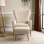Chaise d'appoint moderne avec repose-pieds